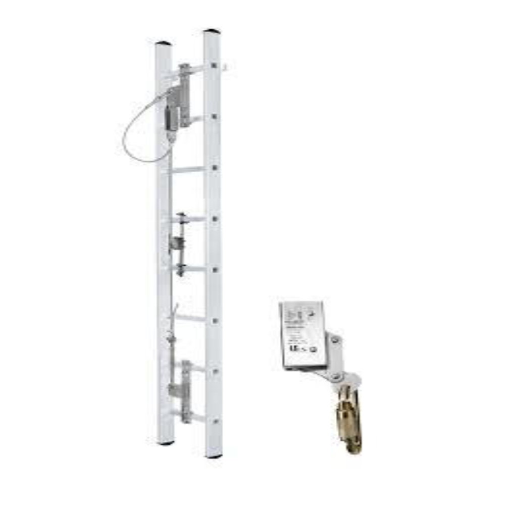 Fall protection ladders