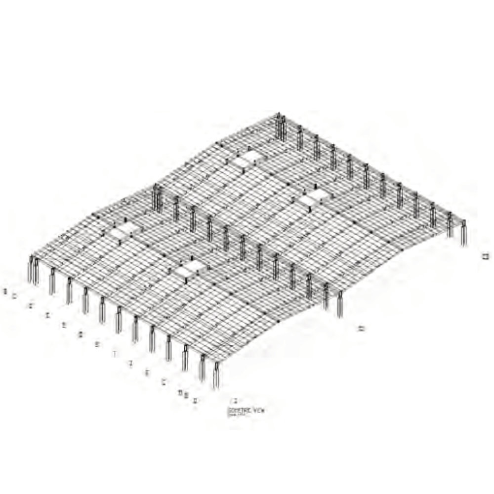 Warehouse steel fabrication